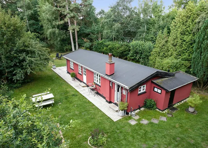 Romantic Amidst Tall Woodland Trees * Rørvig