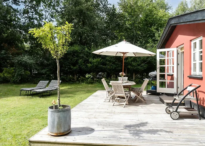 Romantic Amidst Tall Woodland Trees Rørvig